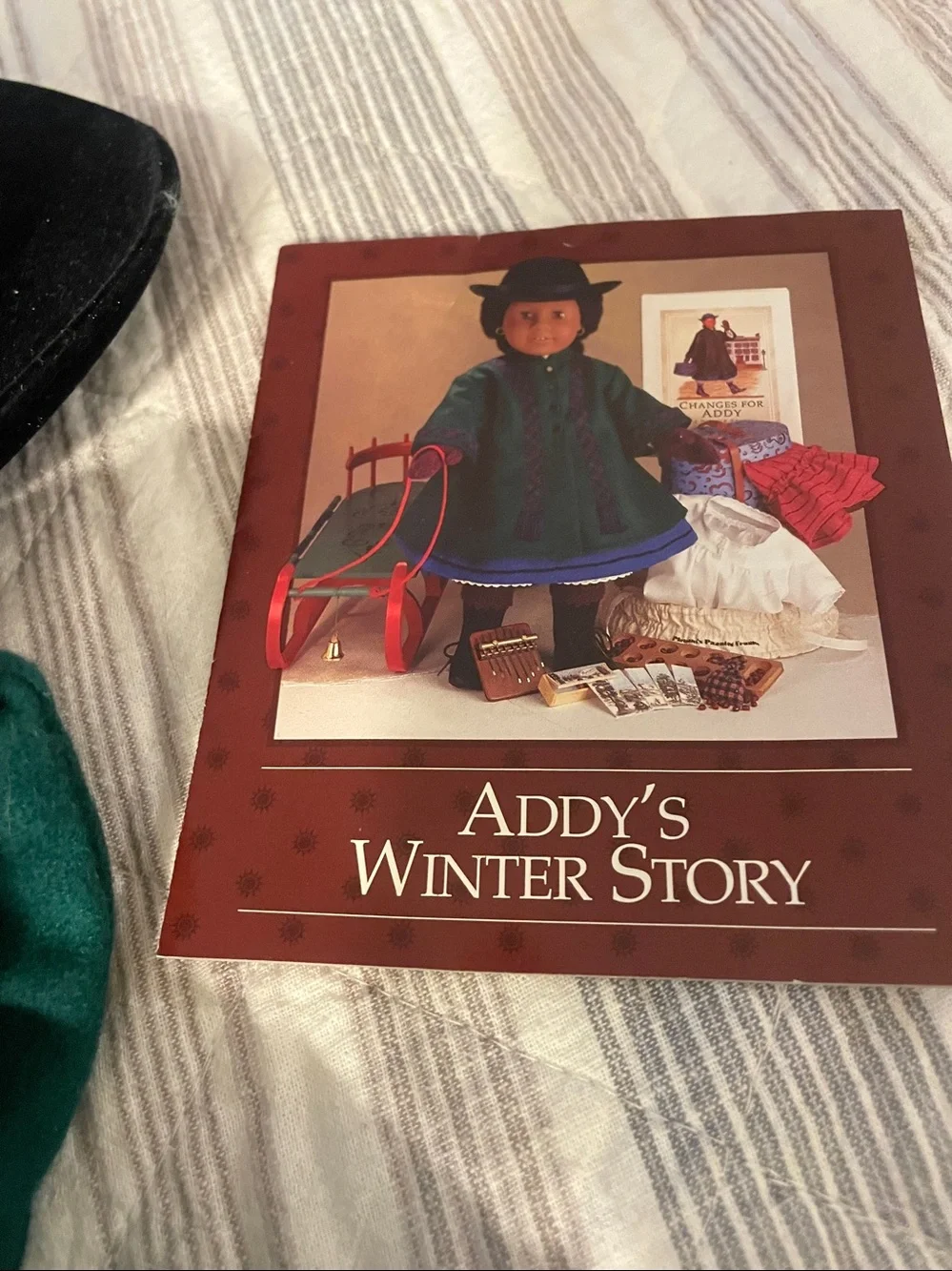 American Girl Addy’s Winter coat, mittens & hat